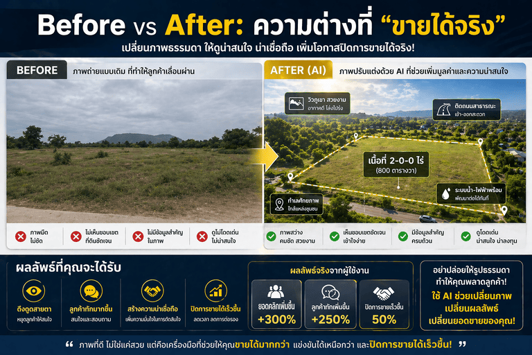 เทคนิคขายที่ดิน