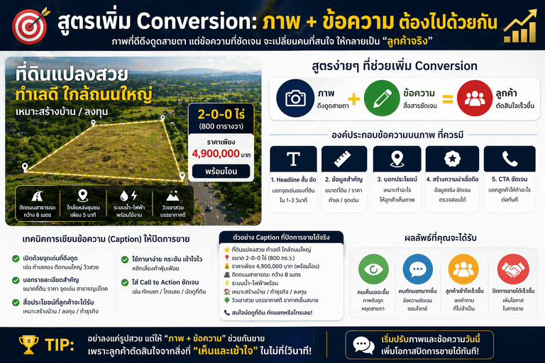 เทคนิคขายที่ดิน