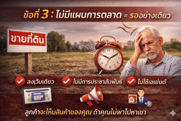 ขายที่ดินไม่ได้สักที่