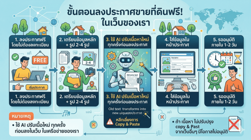 เว็บลงระกาศขายที่ดิน