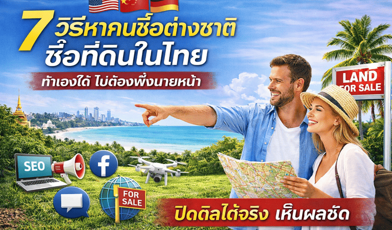 ขายที่ดินลูกค้าต่างชาติ